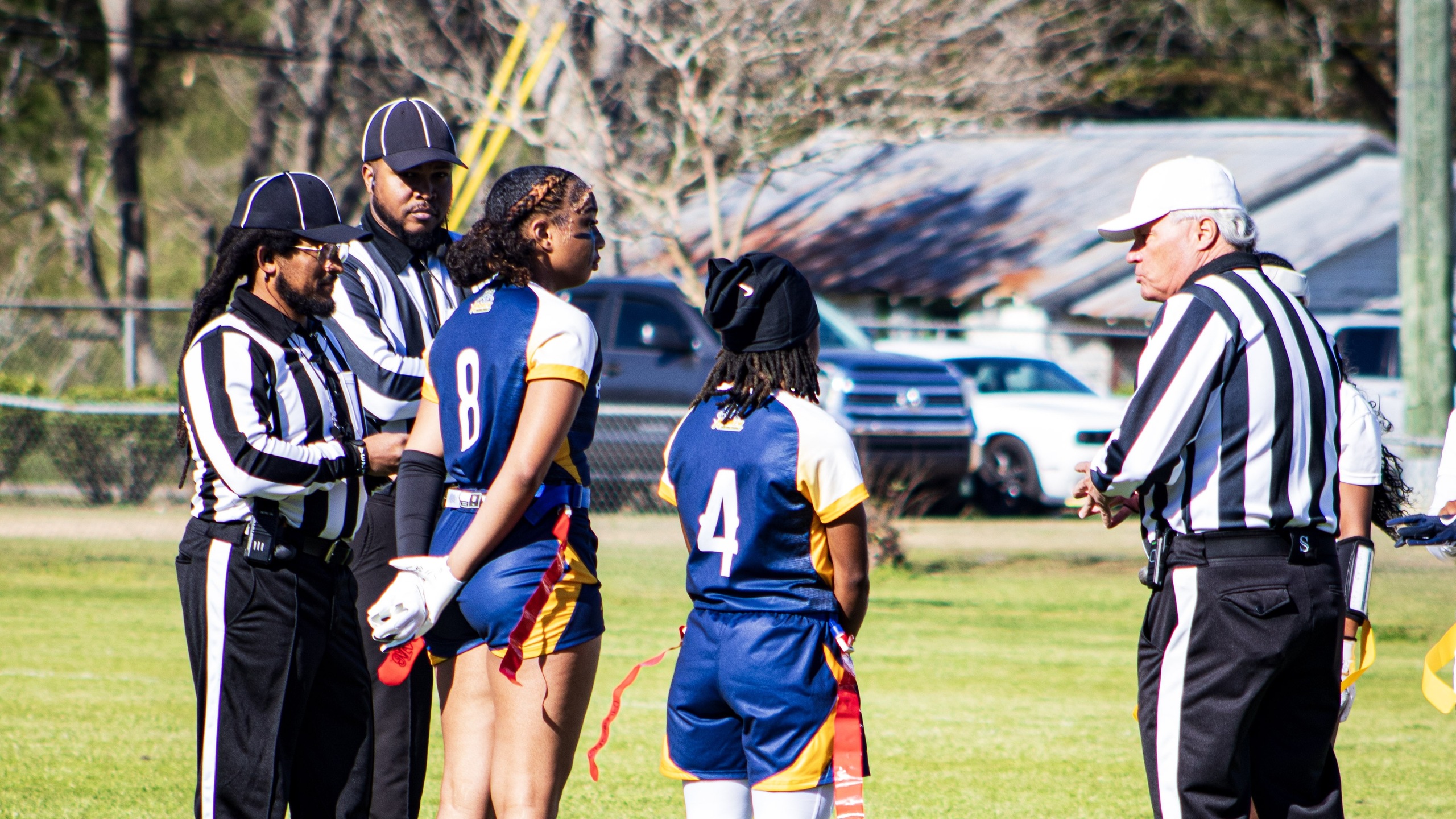 Andrew Flag Football Hosts First Home Game in Program History